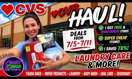 💅7/5 CVS Couponing Haul! MONEYMAKER & FREE Couponing Items + Laundry & MORE! #cvsdeals