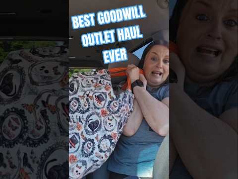 One of the Best Shopping Trips at the Goodwill Outlet Bins #goodwill #goodwillbins #goodwillhaul