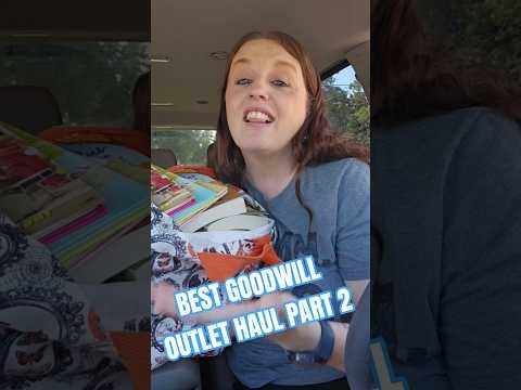 Goodwill Outlet Haul. One of the Best Shopping Trips at the Goodwill Outlet Bins #goodwill