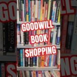 Shopping at the Goodwill Store #goodwill #goodwillhaul #thrifting #books