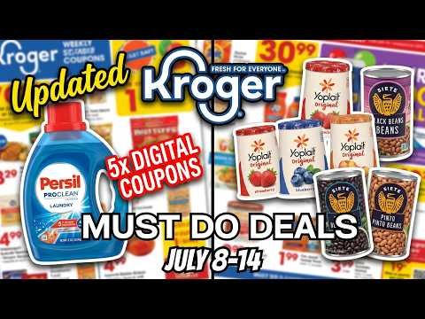 *PERSIL DEAL* Kroger UPDATED Must Do Deals for 7/8-7/14 | 5x Digitals, BOGO, & Weekly Digitals