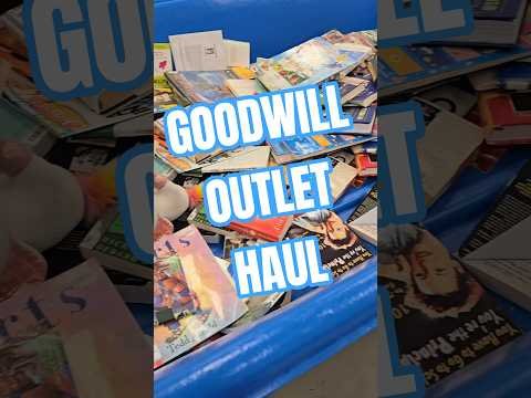 Let’s go to the Goodwill Outlet Store for Books #goodwill #goodwilloutlet #Outlet  #goodwillhaull