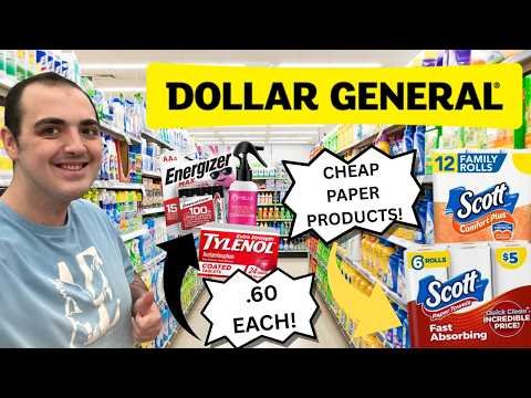 CHEAP PAPER PRODUCTS AT DOLLAR GENERAL + ITEMS FOR JUST .60 EACH! ~ 07/13/2026 – 07/18/2026