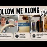 THE START OF SOMETHING NEW?!? ~ MUST TRY BREAKFAST CASSEROLE ~ OPENING GIFTS FROM VIEWERS ~ VLOG