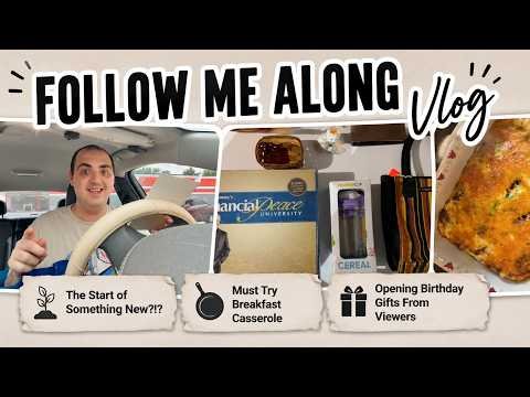 THE START OF SOMETHING NEW?!? ~ MUST TRY BREAKFAST CASSEROLE ~ OPENING GIFTS FROM VIEWERS ~ VLOG