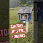 Stocking up some Little Free Libraries in the area. #littlefreelibrary #lfl #books #stocking