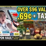 *MUST SEE HAUL!* ~ $96+ OF PRODUCTS FOR JUST .69 + TAX ~ WALMART / KROGER / WALGREENS / DG DEALS