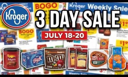 *WOW* Kroger’s *3 DAY SALE* for 7/18-7/20 | HOT Deals on Coffee, Soda, M&Ms, Cheese & MORE