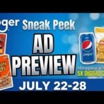 *WOW* Kroger SNEAK PEEK Ad Preview for 7/22-7/28 | 5x Digitals & MORE | BONUS Annie Clips