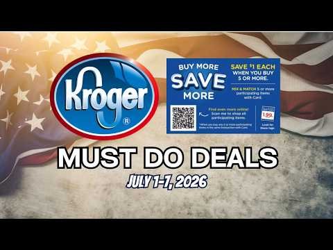 *$.19 Mayo* Kroger MUST DO Deals for 7/1-7/7 | MEGA SALE, Weekly Digitals, SODA DEAL & More
