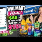 Walmart Haul – Easy Cash Back Deals on GROCERIES & More! (8/19-8/25)