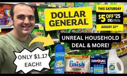 UNREAL HOUSEHOLD DEAL + MORE AT DOLLAR GENERAL! ~ $1.17 ALL DETERGENT / SNUGGLE / FINISH  ~ 8/22/26