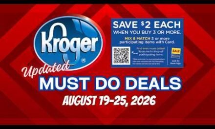 *$.49 Pasta* Kroger UPDATED Must Do Deals for 8/19-8/25 | MEGA, BOGO, 5x Digitals, & MORE