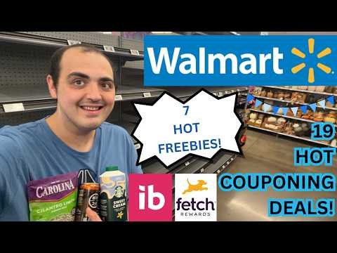 7 HOT WALMART FREEBIE DEALS! ~ 19 HOT WALMART COUPONING DEALS! ~ AUGUST 2026