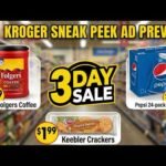 *3 DAY SALE* Kroger’s *SNEAK PEEK* Ad Preview for 8/26-9/1 | MEGA, $.99 Sale, Weekly Digitals & MORE