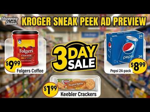 *3 DAY SALE* Kroger’s *SNEAK PEEK* Ad Preview for 8/26-9/1 | MEGA, $.99 Sale, Weekly Digitals & MORE