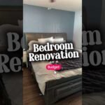 Master Bedroom Renovation on a Budget!