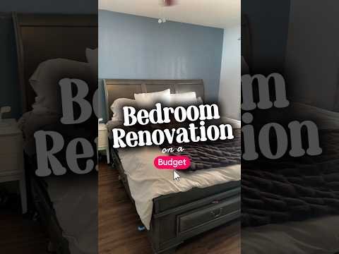 Master Bedroom Renovation on a Budget!