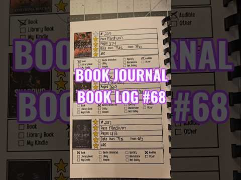 Book Journal of 2026 Book Reviews and Book Log 68 #bookjournal #bookreview #bookchallenge #booktok