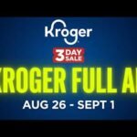 *MEGA SALE* Kroger FULL Ad Preview for 8/26-9/1 | NEW Weekly Digitals & 3 DAY SALE