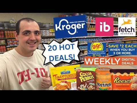 20 HOT KROGER DEALS! ~ HOT COUPONING DEALS / FREE STARBUCKS / MEGA EVENT DEALS / BOGO DEALS / MORE!