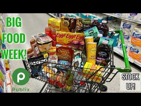 Publix Free & Cheap Grocery Couponing Deals & Haul| BIG FOOD WEEK! ππΎ | 8/26-9/1 or 8/27-9/2