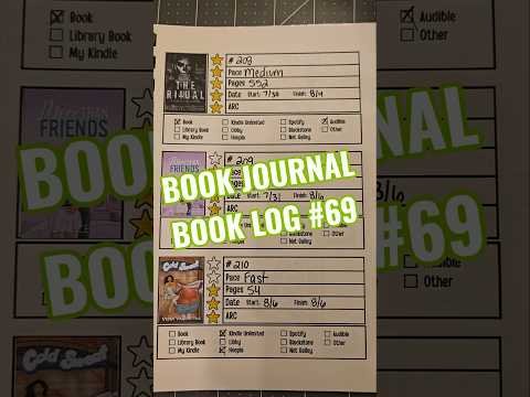 Book Journal of 2026 Book Reviews and Book Log 69 #bookjournal #bookreview #bookchallenge #booktok