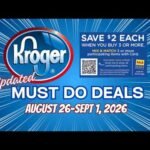 *MORE DEALS!* Kroger UPDATED Must Do Deals for 8/26-9/1| MEGA SALE, $.99 Sale, & MORE