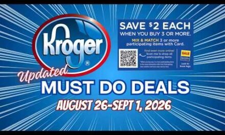 *MORE DEALS!* Kroger UPDATED Must Do Deals for 8/26-9/1| MEGA SALE, $.99 Sale, & MORE
