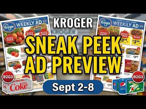 *WHAT!?!?* Kroger SNEAK PEEK Ad Preview for 9/2-9/8 | EVERYTHING NEW! – MEGA SALE, DIGITALS & MORE