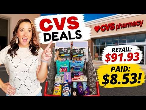CVS Haul- Beginner Friendly Coupon Deals! Free + $25 Money Maker!  8/31-9/12