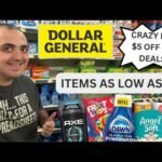 CRAZY HOT DOLLAR GENERAL $5 OFF $25  DEAL SCENARIOS ~ ITEMS AS LOW AS .81!!!! ~ (8/31/- 9/5)