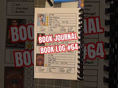 Book Journal of 2026 Book Reviews and Book Log 64 #bookjournal #bookreview #bookchallenge #booktok