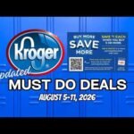 *WOW* Kroger UPDATED Must Do Deals for 8/5-8/11 | MEGA, Beauty Event, Buy 2 Save $10, & MORE