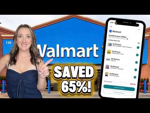 Walmart Coupon Deals! - I earned $63 cash back at Walmart! 8/7-8/14