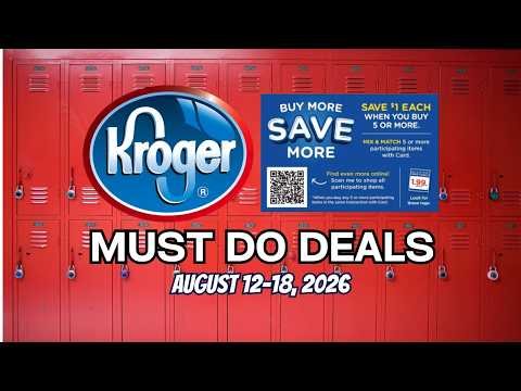 *WOW* Kroger MUST DO Deals for 8/12-8/18 | MEGA SALE & 5x Weekly Digitals