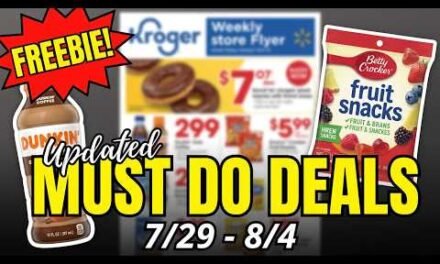 *FUTURE FREEBIE* Kroger UPDATED Must Do Deals for 7/29-8/4 | MEGA, Beauty Event, & MORE