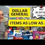 HOT DOLLAR GENERAL $5 OFF $25 DEALS (08/15/26) ~ ITEMS AS LOW AS .53 EACH!