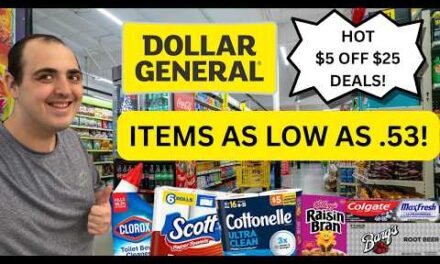 HOT DOLLAR GENERAL $5 OFF $25 DEALS (08/15/26) ~ ITEMS AS LOW AS .53 EACH!