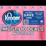 *$.50 Almonds* Kroger UPDATED Must Do Deals for 8/12-8/18 | MEGA SALE, BOGO, Weekly Digitals & MORE