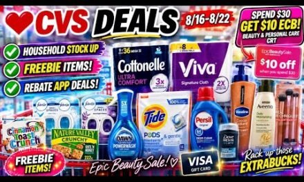 8/16 CVS DEALS *9 MUST DO CVS DEALS* $10 / $30 BEAUTY / PERSONAL CARE &Spend $30 Get $10 ECB Deals!