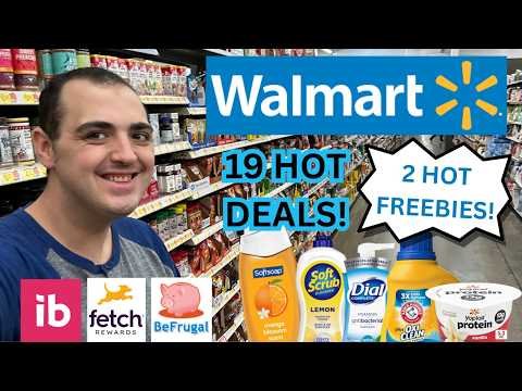 19 HOT WALMART COUPONING DEALS! ~ 2 HOT WALMART FREEBIE DEALS ~ AUGUST 2026