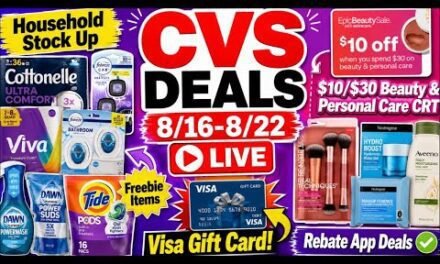 8/16/26 CVS *in store* LIVE!!! $10/$30 BEAUTY / PERSONAL CARE CRT & HOUSEHOLD STOCK UP! #cvsdeals