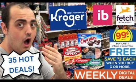 35 HOT KROGER DEALS! ~ HOT COUPONING DEALS ~ MEGA EVENT/ .99 SALE / 5X EVENT ~ 8/19/26 – 8/25/26