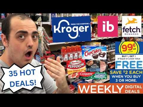35 HOT KROGER DEALS! ~ HOT COUPONING DEALS ~ MEGA EVENT/ .99 SALE / 5X EVENT ~ 8/19/26 - 8/25/26