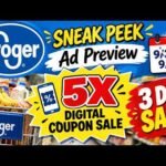 Kroger *SNEAK PEEK* Ad Preview for 9/23-9/29 | NEW 5x Digitals, 3 Day Sale, Weekly Digitals & MORE
