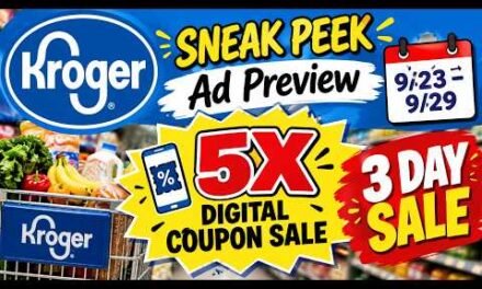 Kroger *SNEAK PEEK* Ad Preview for 9/23-9/29 | NEW 5x Digitals, 3 Day Sale, Weekly Digitals & MORE