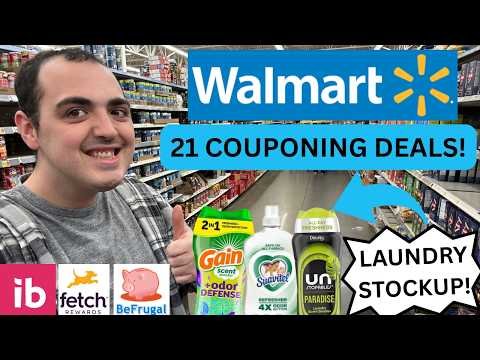 21 HOT WALMART COUPONING DEALS! ~ FREEBIE DEAL + LAUNDRY STOCKUP DEALS! ~ SEPTEMBER 2026