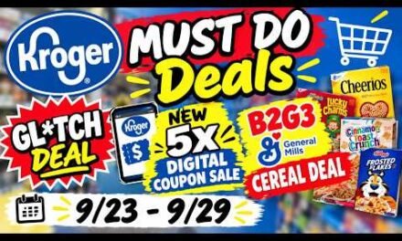 *GL*TCH* Kroger MUST DO Deals for 9/23-9/29 | NEW 5x Digital Coupon Sale + MORE