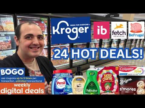 24 HOT KROGER COUPONING DEALS! ~ NEW 5X DIGITAL EVENT / BOGOS / MORE! ~ 09/23/26 – 09/29/26